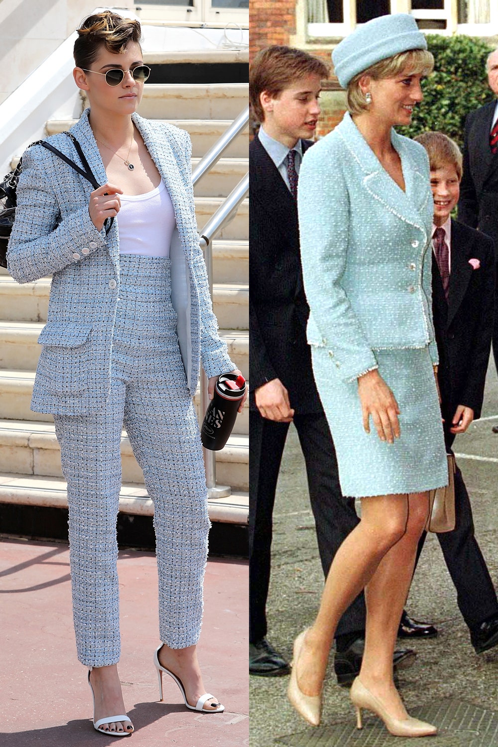 Кристен Стюарт и принцесса Диана — почему стиль звезд на самом деле очень похож