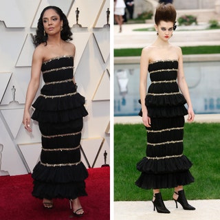 Тесса Томпсон в кутюрном платье Chanel из коллекции весналето 2019 на церемонии вручения премии «Оскар» 2019