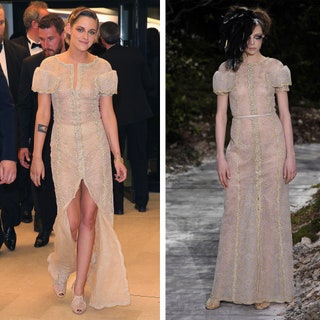 Кристен Стюарт в кутюрном платье Chanel из коллекции весналето 2013 на Каннском кинофестивале 2018