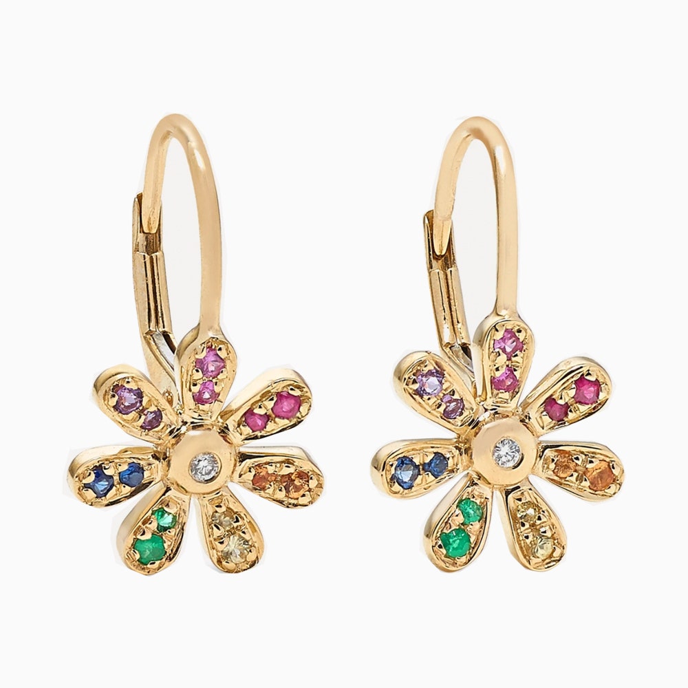 Серьги Sydney Evan 86930 рублей netaporter.com