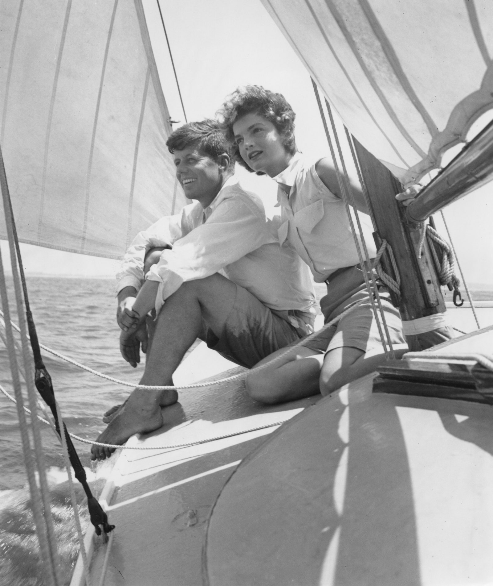 Джон и Жаклин Кеннеди 1953