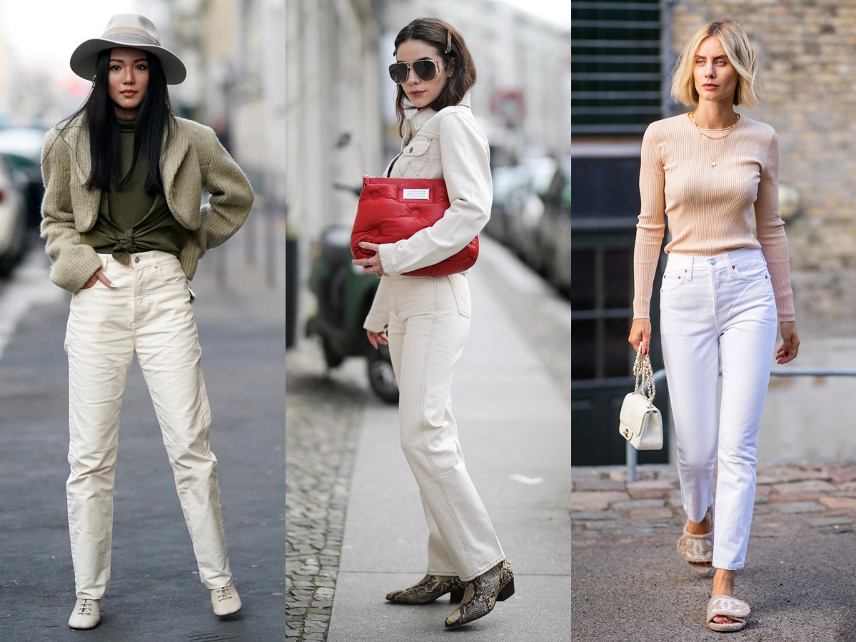 С чем носить белые джинсы: тренды и образы 2023 (фото)
