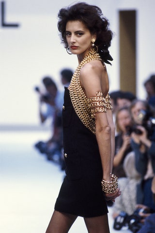Инес де ля Фрессанж на показе Chanel