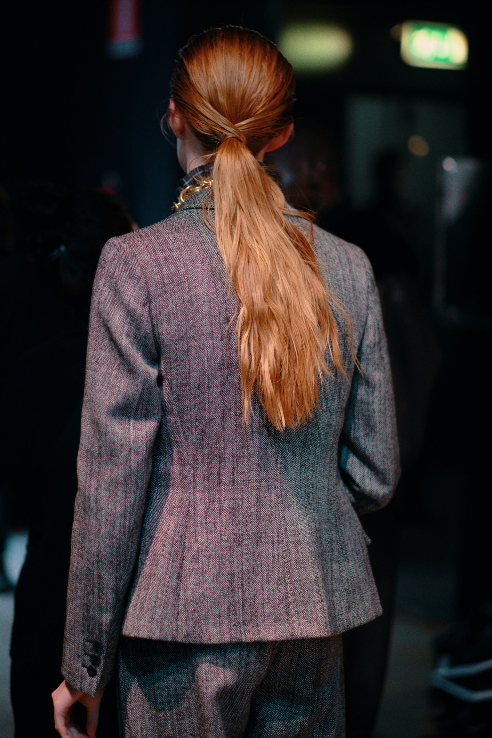En backstage du dfil Alberta Ferretti automnehiver 20202021