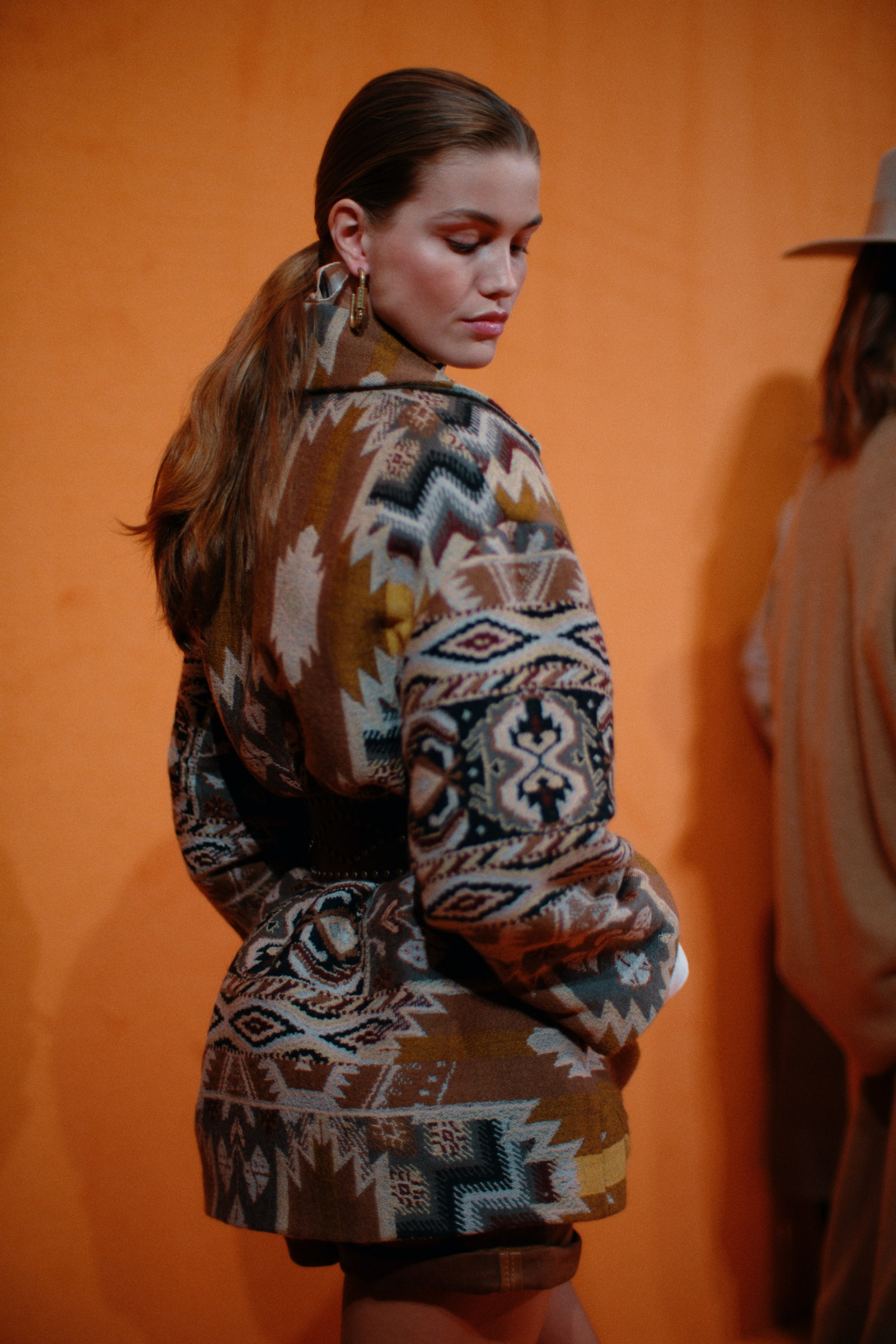 En backstage du dfil Etro automnehiver 20202021