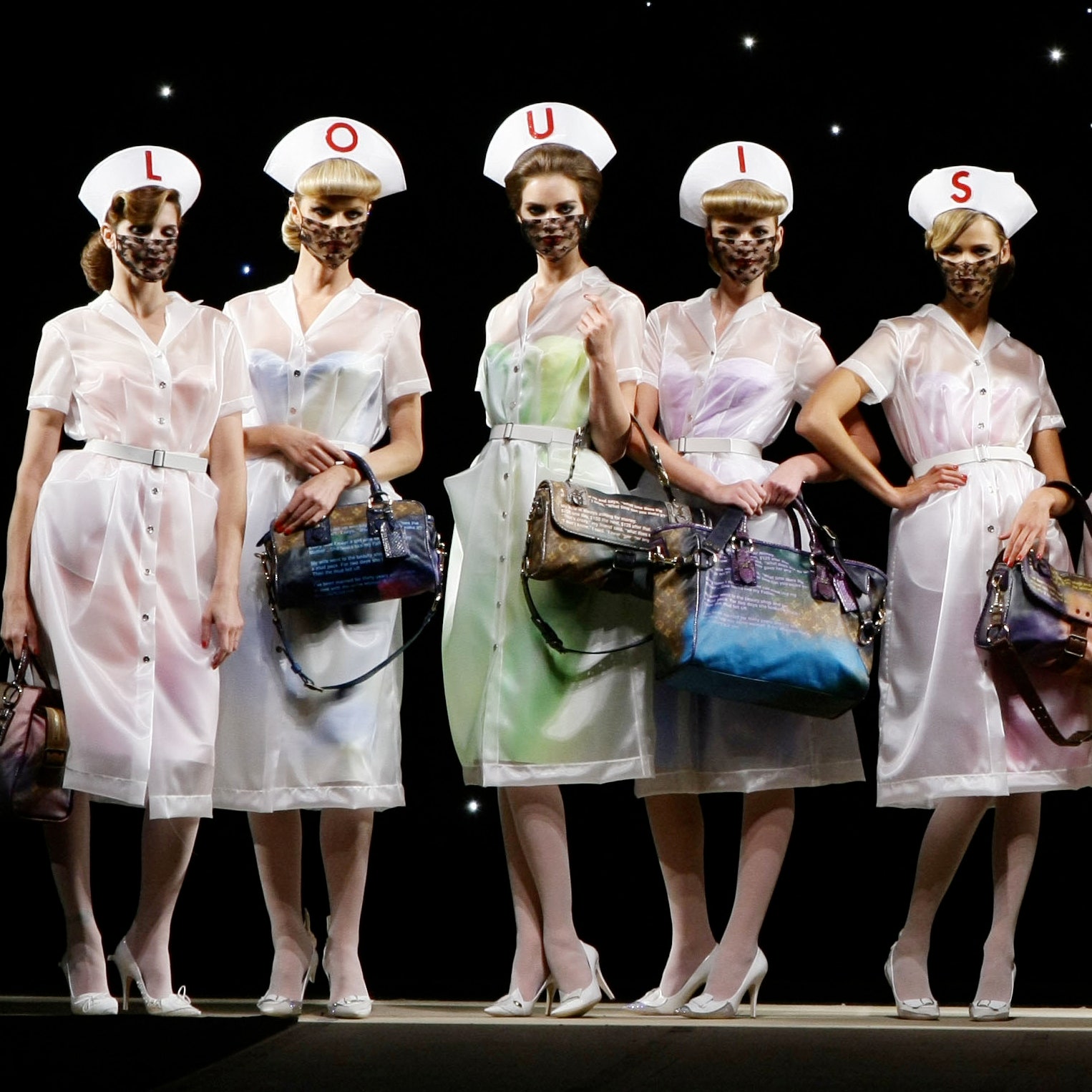 Human Person Clothing Apparel Helmet Fashion shows iconic Louis Vuitton best