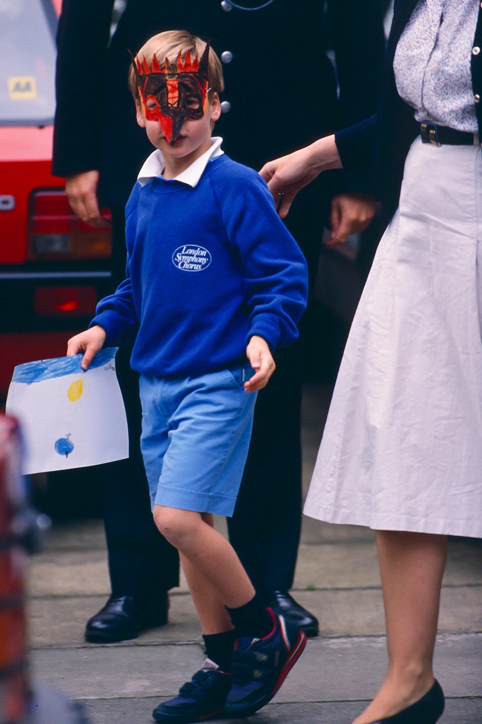 Принц Уильям в Лондоне 1988