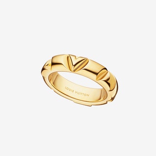 Кольцо LV Volt желтое золото