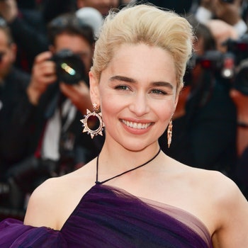 CANNES FRANCE  MAY 15  Emilia Clarke attends the screening of Solo A Star Wars Story during the 71st annual Cannes Film...