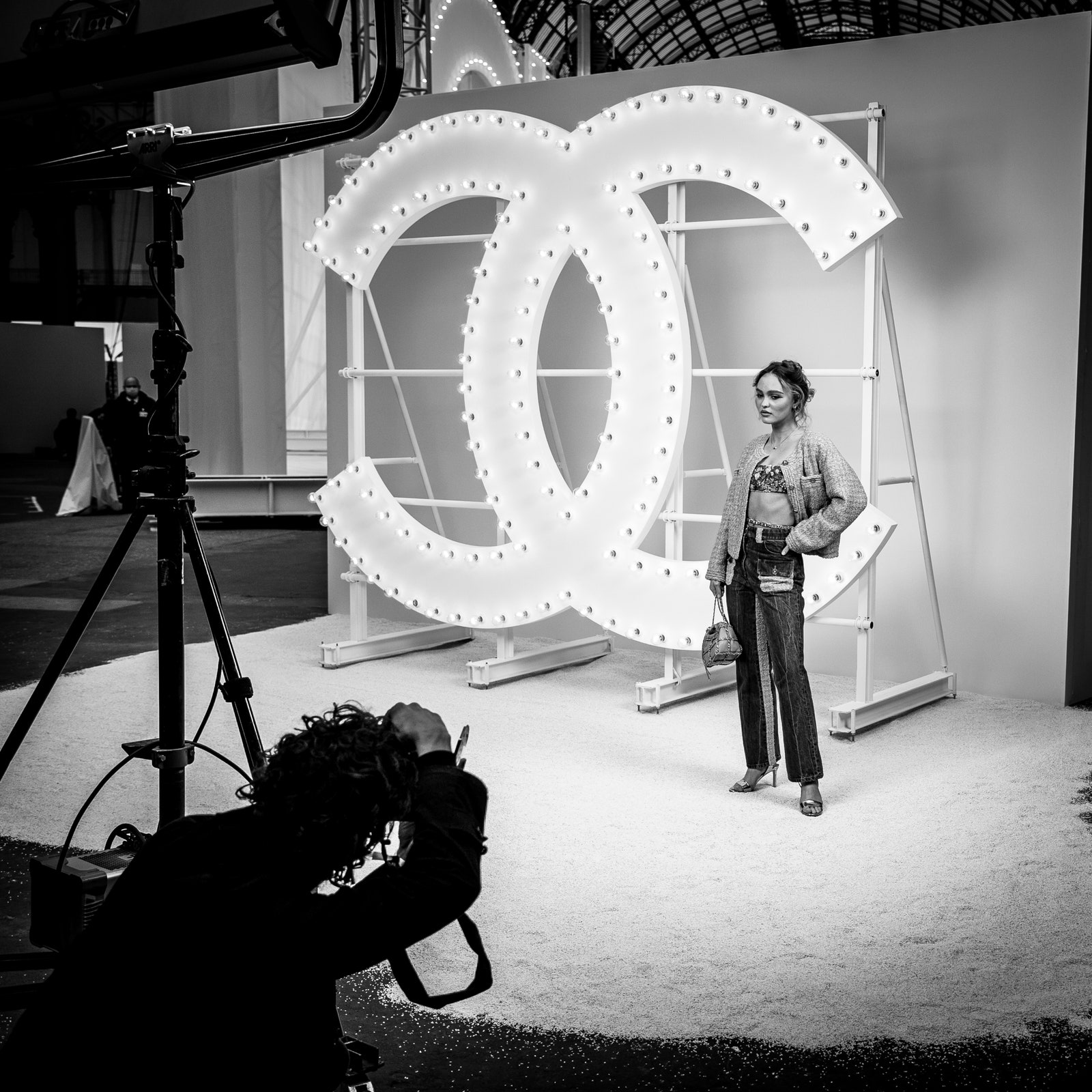ЛилиРоуз Депп на показе Chanel весналето 2021