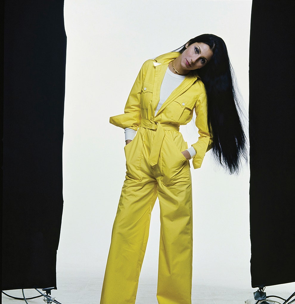 Шер в комбинезоне Ralph Lauren Vogue 1974