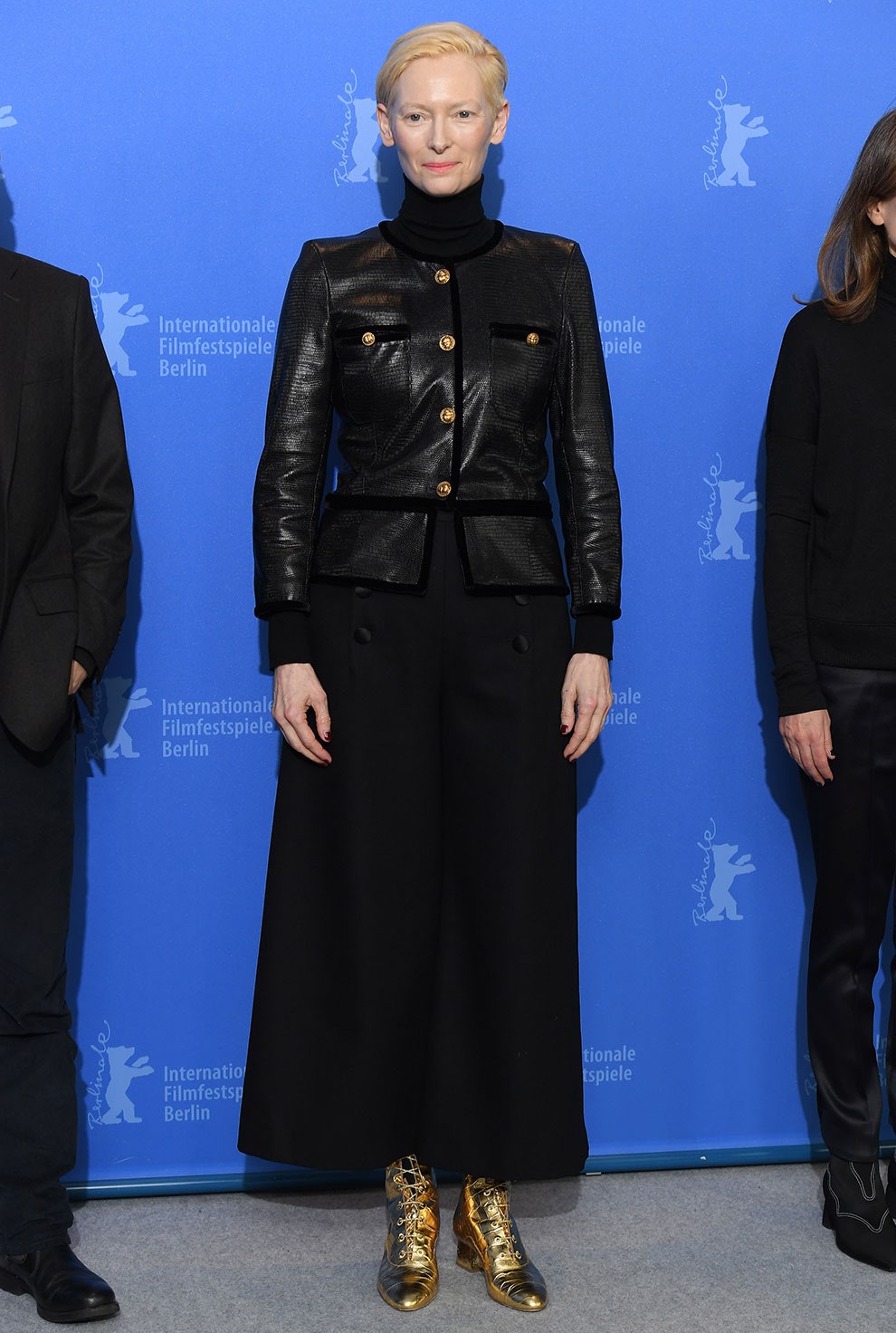 Тильда Суинтон на кинофестивале в Берлине 2019