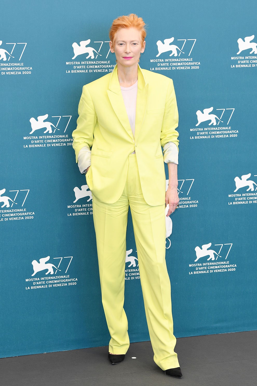 Тильда Суинтон на кинофестивале в Венеции 2020