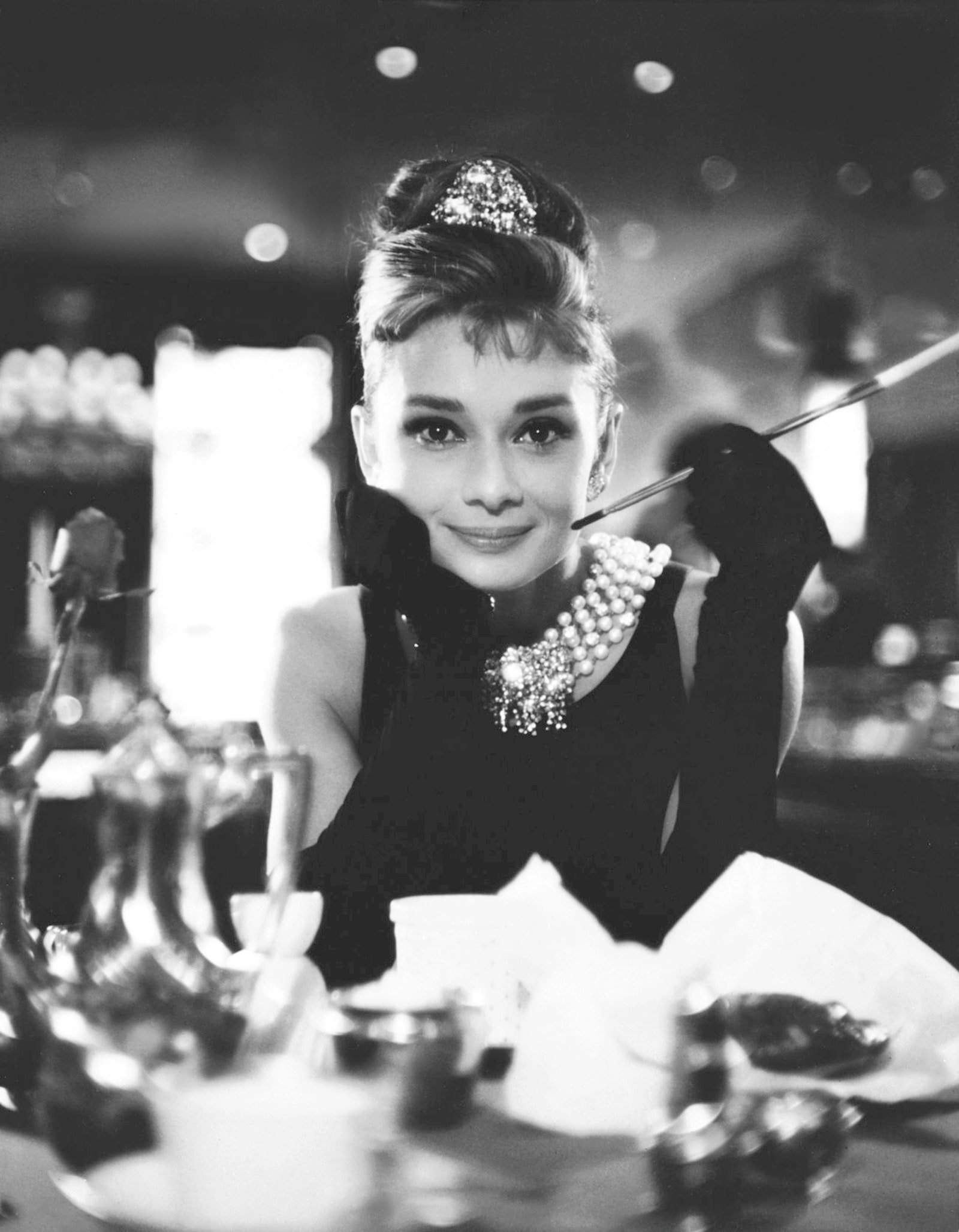 Одри Хепберн на съемках фильма «Завтрак у Тиффани» 1961