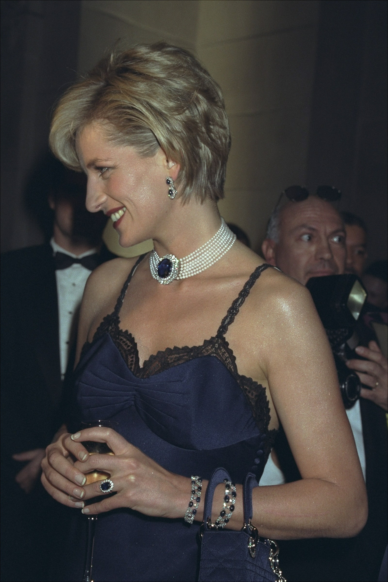 Принцесса Диана на Met Gala в Metropolitan Museum of Art НьюЙорк 1996