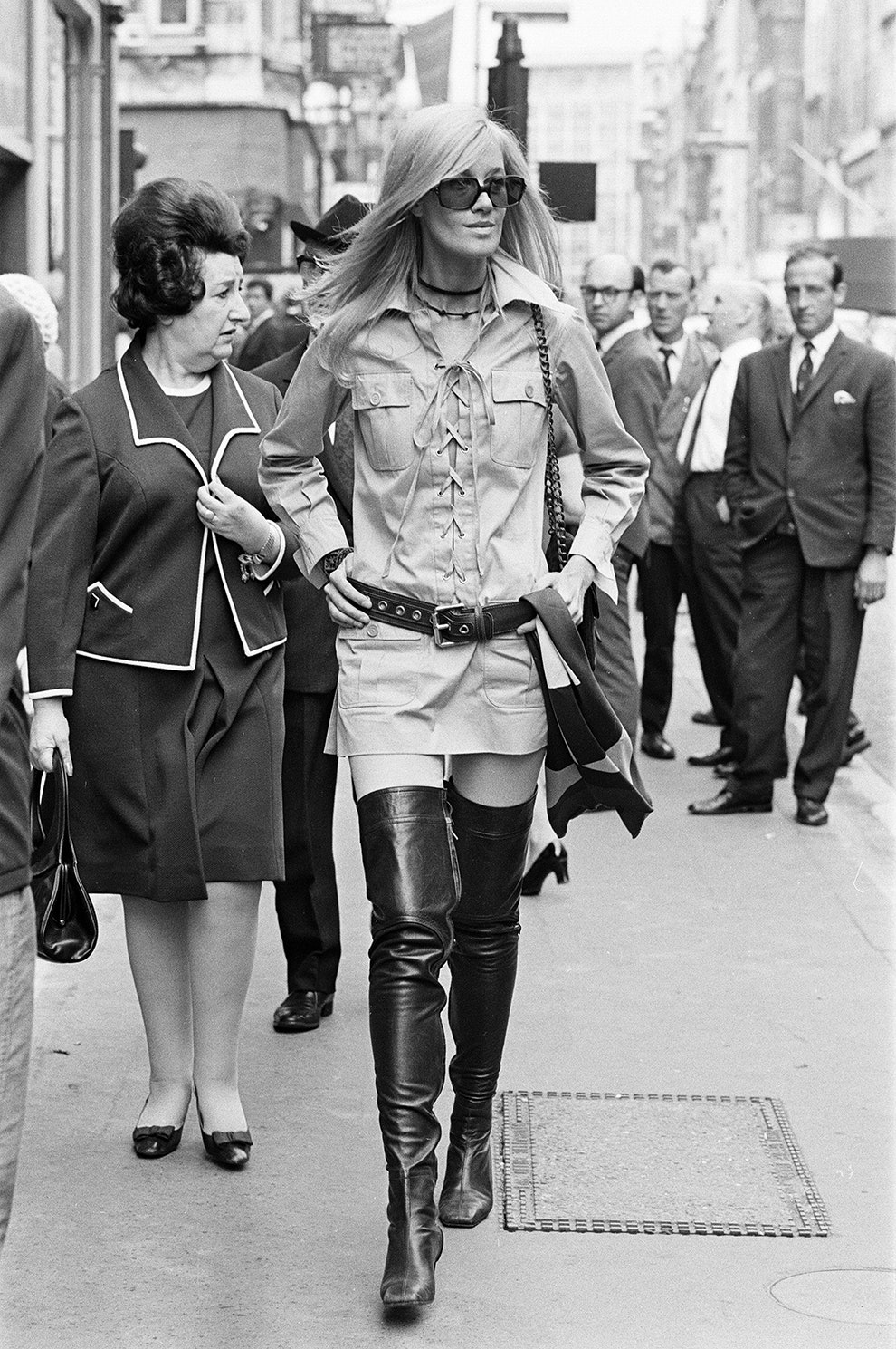 Бетти Катру в Yves Saint Laurent 1969