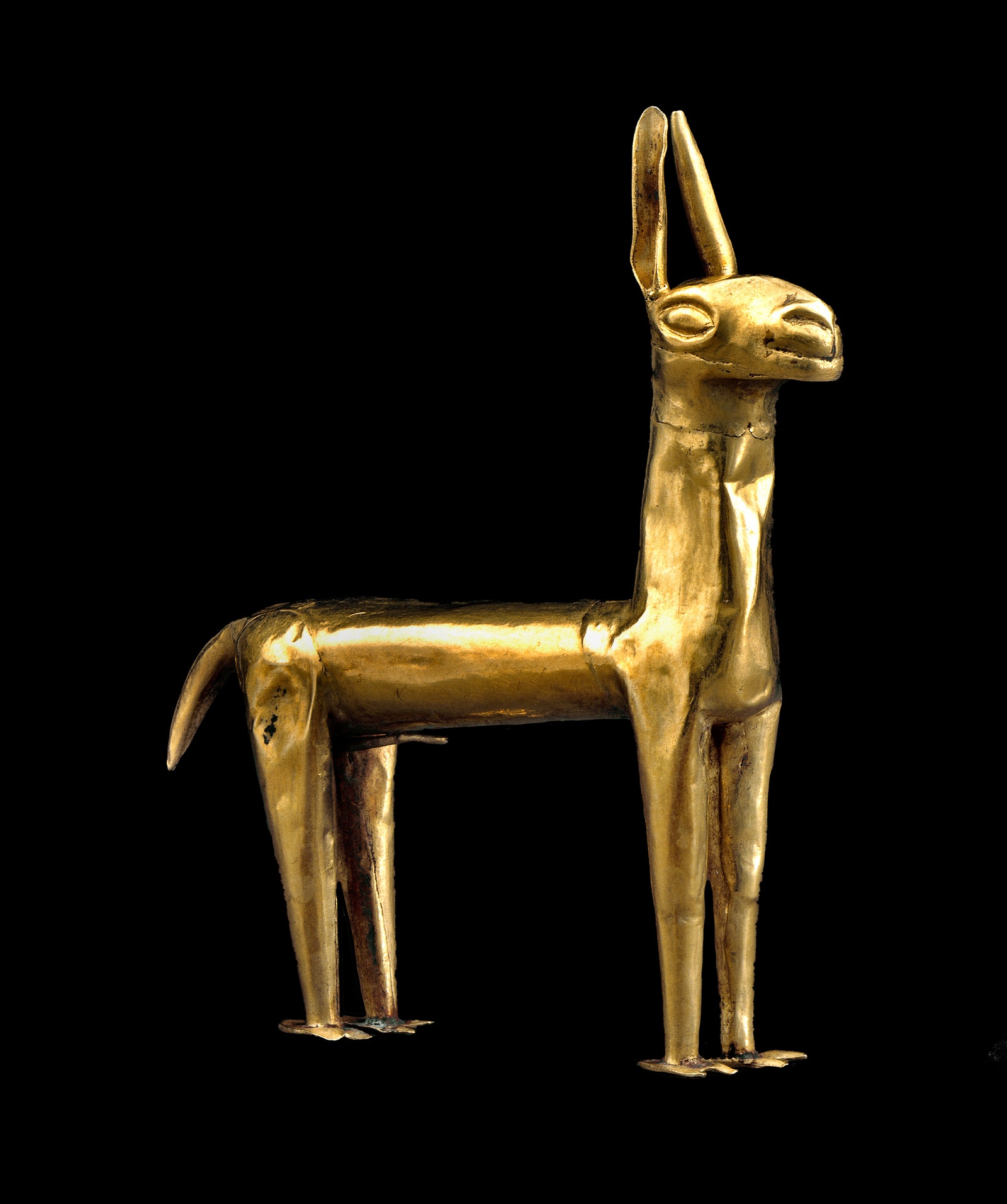Золотая статуя ламы Британский музей