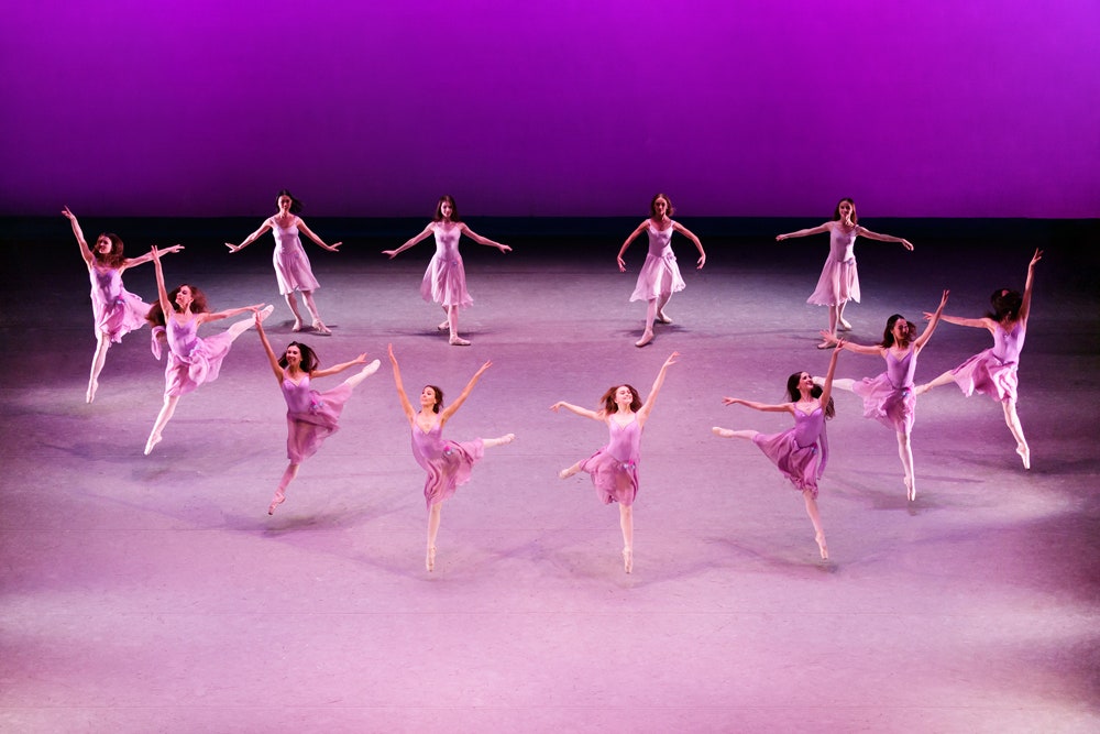Сцена из балета «Вальпургиева ночь». Хореография Джорджа Баланчина