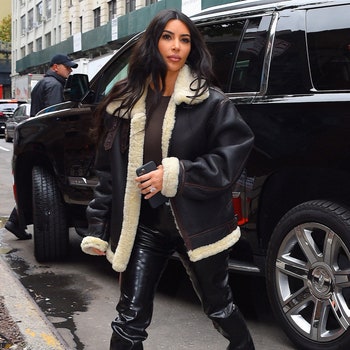 NEW YORK NY  NOVEMBER 07  Kim Kardashian seen out and about in Manhattan on  November 7 2019 in New York City.