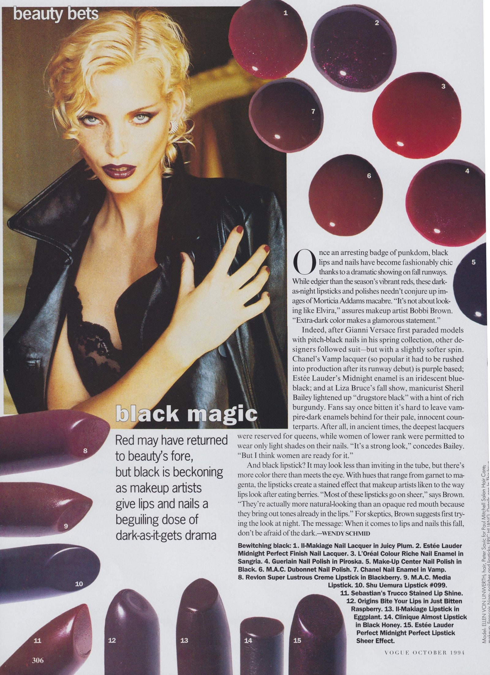 Vogue US октябрь 1994