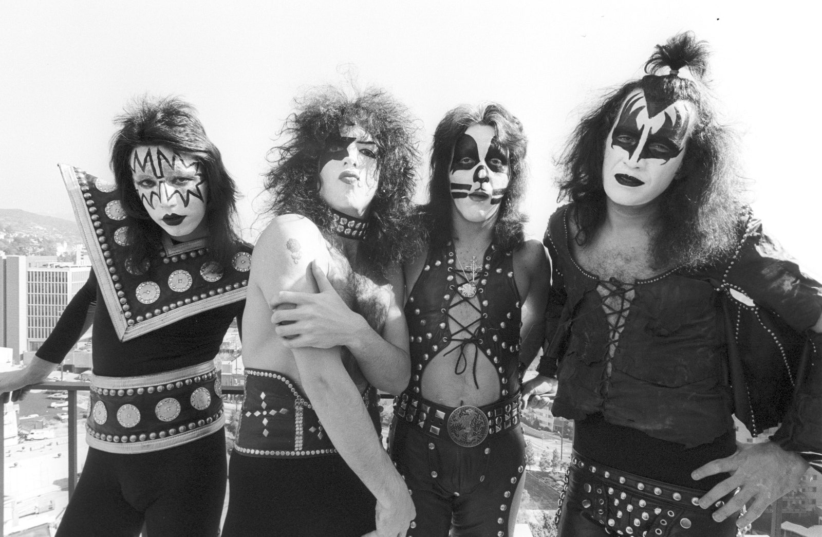 Группа Kiss ЛосАнджелес 1975. Michael Ochs Archives