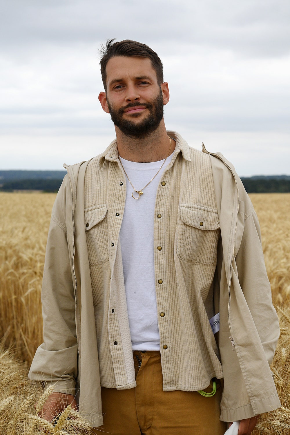PARIS FRANCE  JULY 16 Simon Porte Jacquemus is seen prior L'Amour  Jacquemus SpringSummer 2021 show on July 16 2020 in...