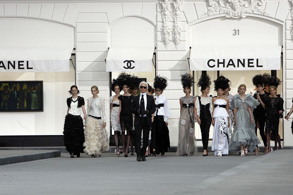 Показ Chanel весналето 2009 в Париже