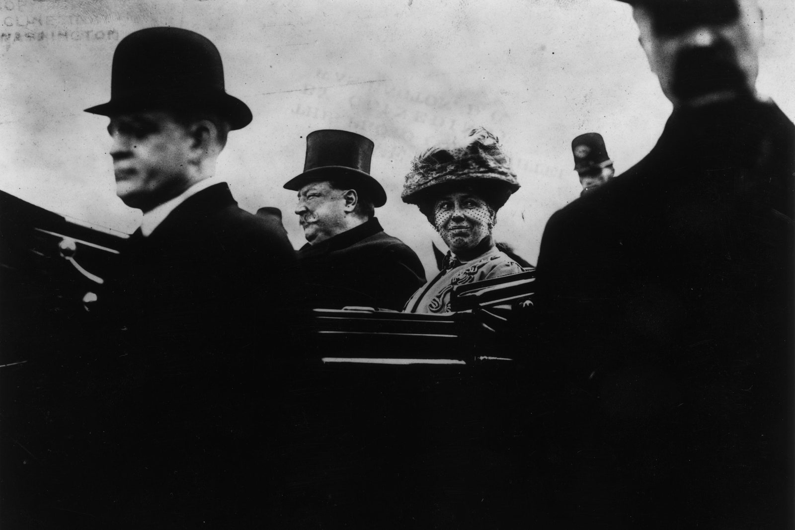 Хелен Херрон Тафт и Уильям Гордон Тафт на инаугурации 1909