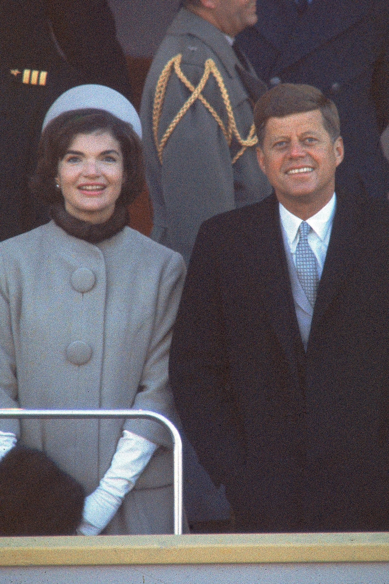 Жаклин Кеннеди и Джон Фицджералд Кеннеди 1961