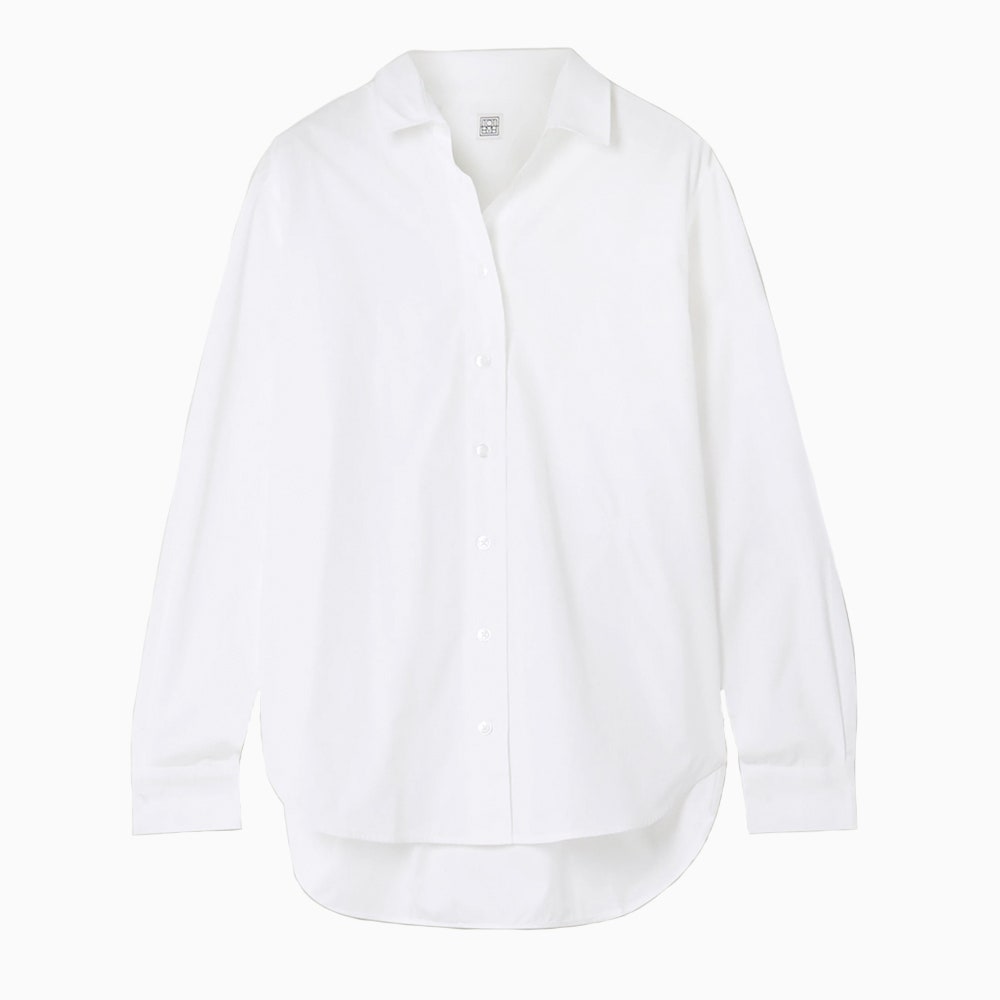 Белая рубашка Totême 17265 рублей netaporter.com