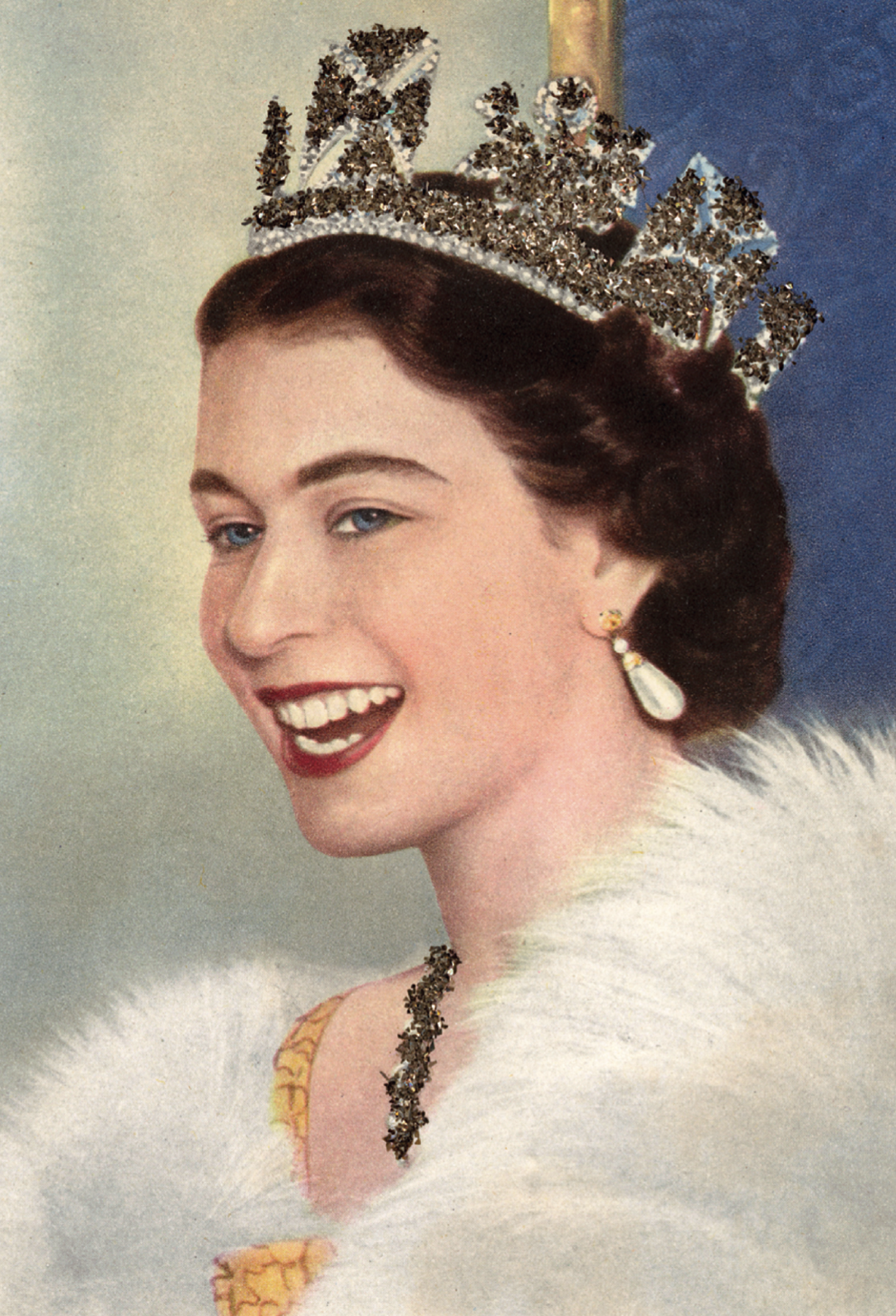 Фотопортрет Елизаветы II сделанный в июне 1953 года когда ее короновали. ChronicleAlamy Stock Photo