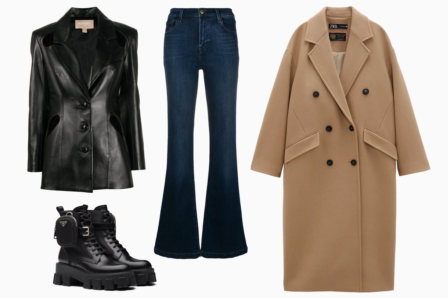 Жакет Materiel 49725 рублей farfetch.com ботинки Prada 100000 рублей prada.com джинсы J Brand 13883 рубля farfetch.com...