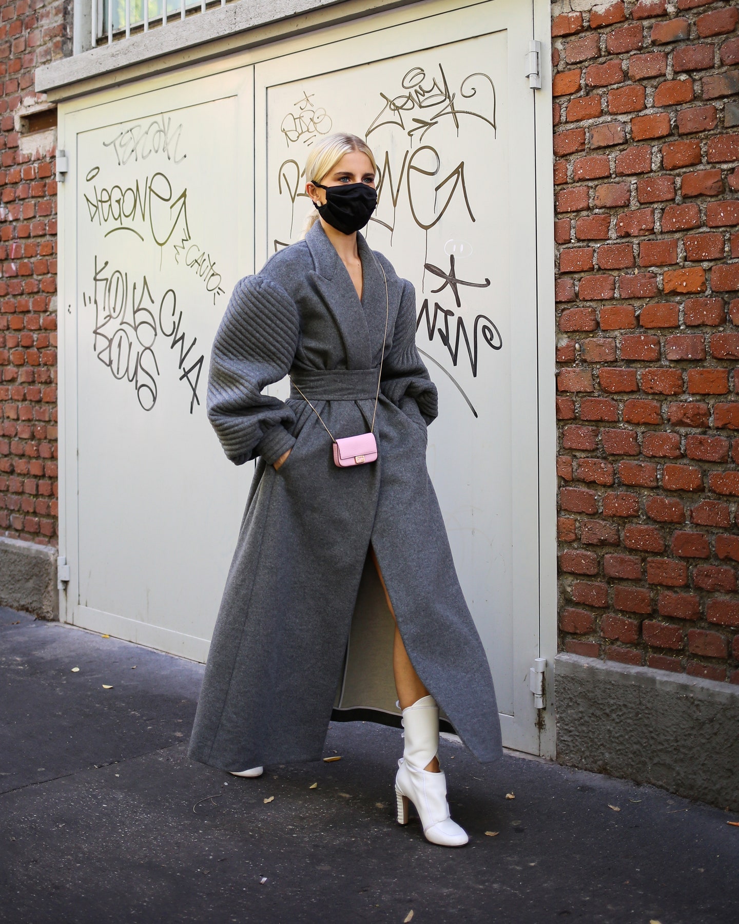 Каролина Даур на Неделе моды в Милане сентябрь 2020