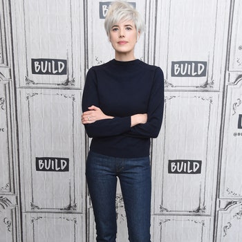 NEW YORK NEW YORK  APRIL 12  Model and actress Agyness Deyn visits the Build Series to discuss the film 'Her Smell' at...