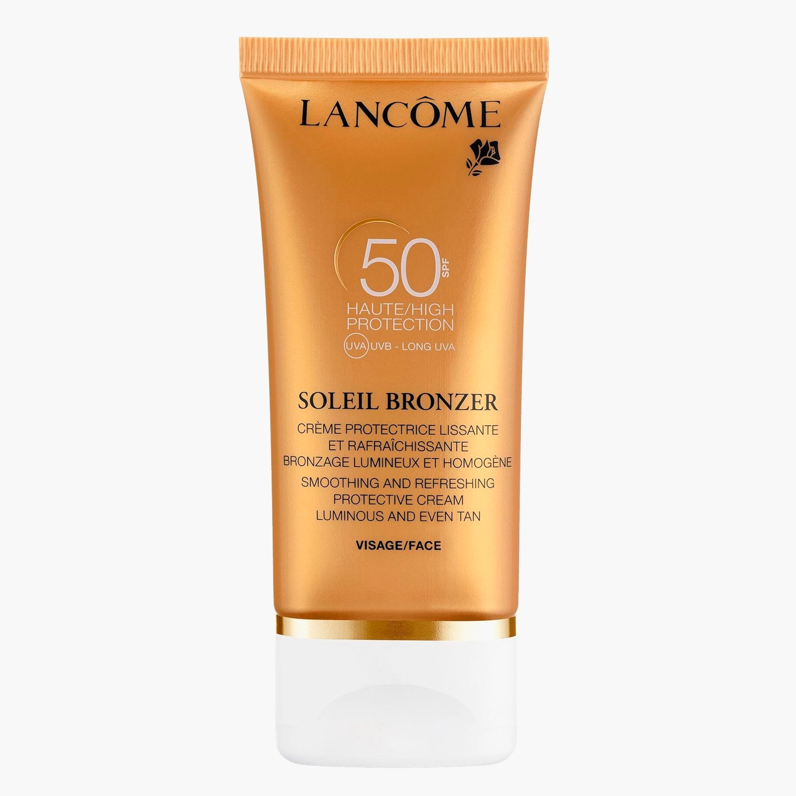 Солнцезащитный крем для лица с SPF 50 Soleil Bronzer Lancôme 2650 рублей