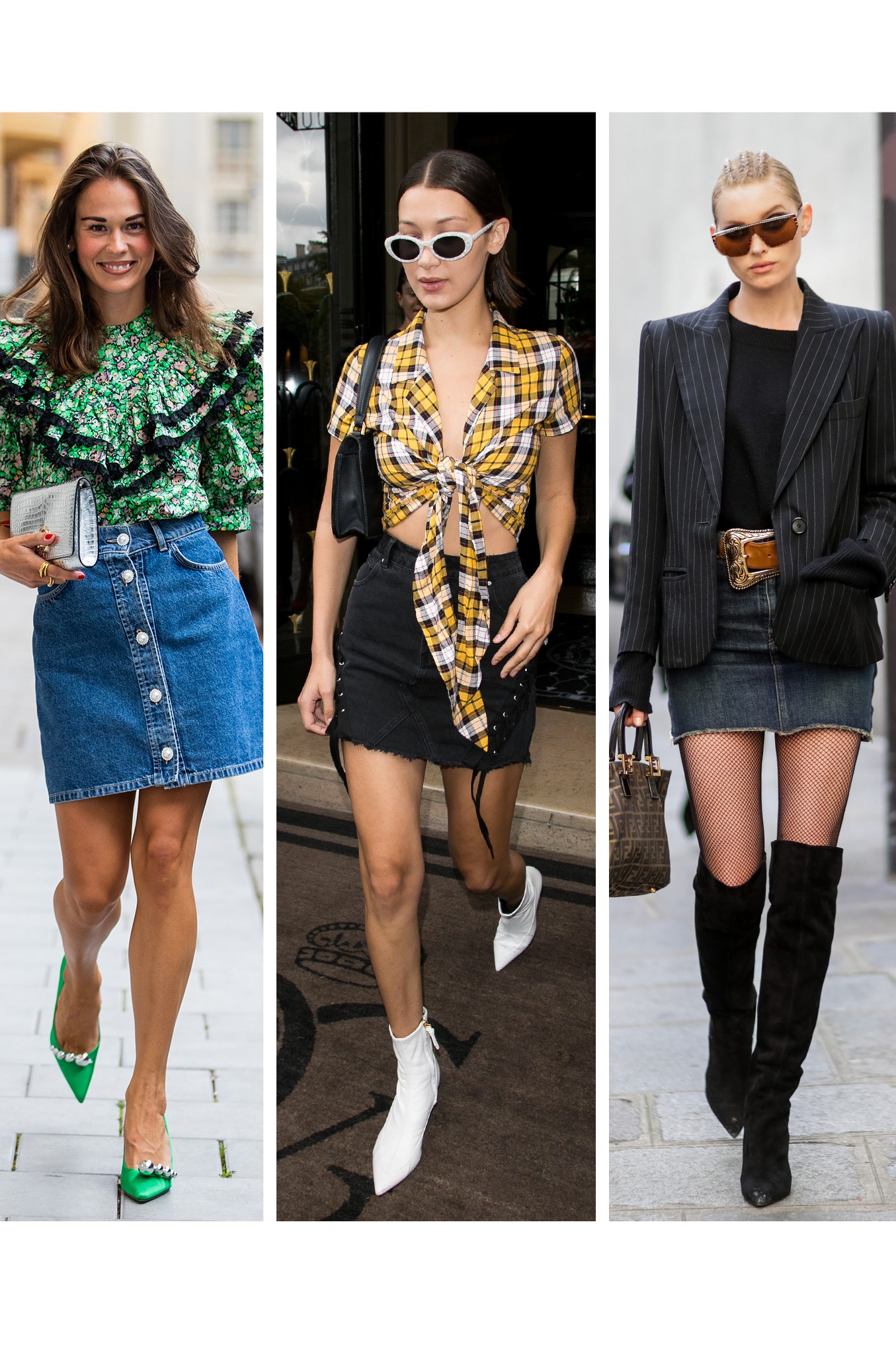 Джинсовые юбки 2023: модные тенденции
