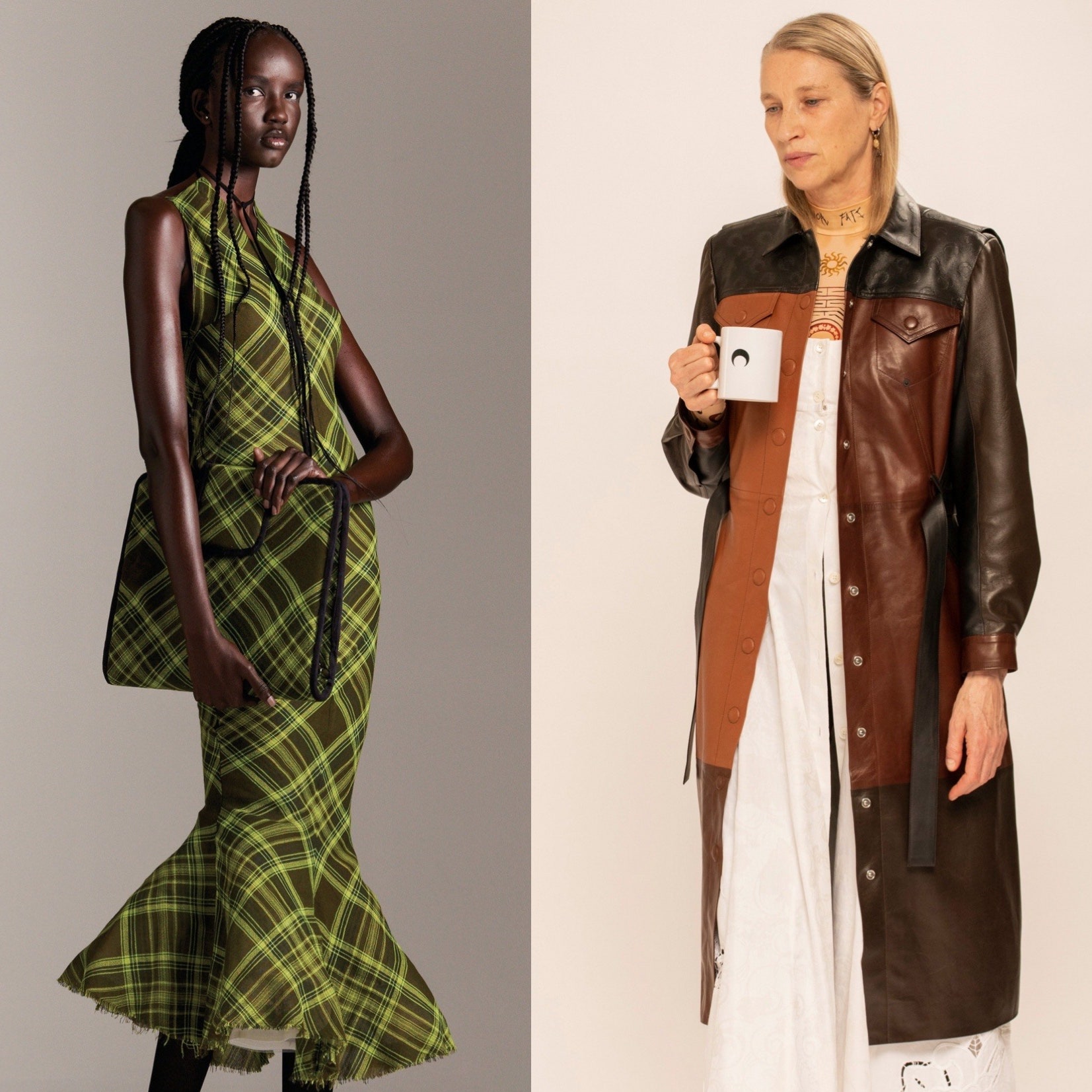 Пальто петчворк и платья из переработанного кашемира: самые крутые эконаходки из коллекций осень-зима 2021