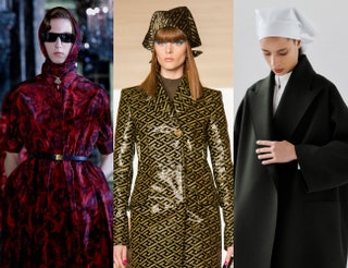Прошлой зимой самым популярным головным убором были балаклавы. Следующей будут косынки. Носите их как на показах Dior...