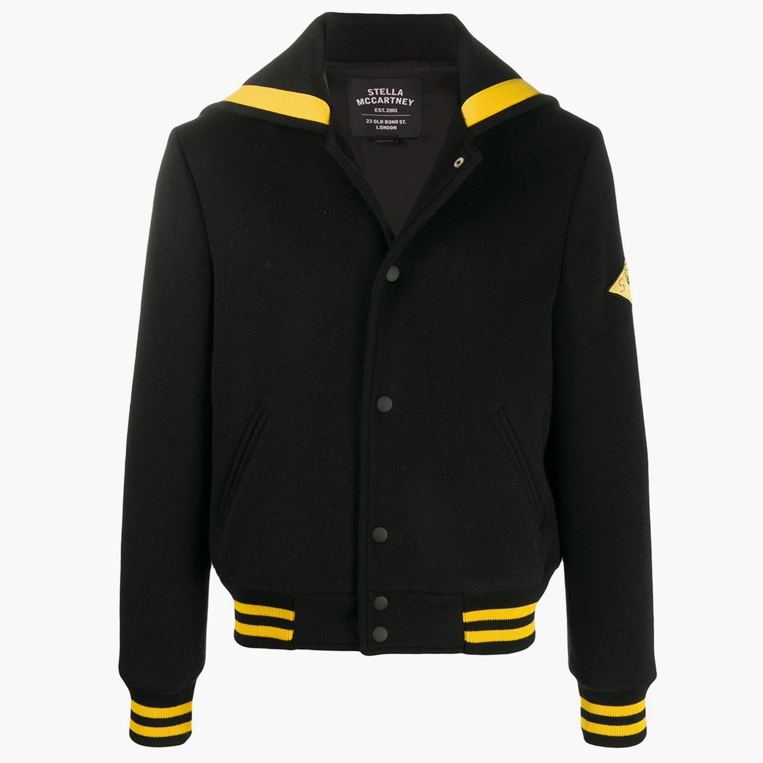 Куртка с нашивкой и графичным принтом на спине Stella McCartney 129400 рублей farfetch.com