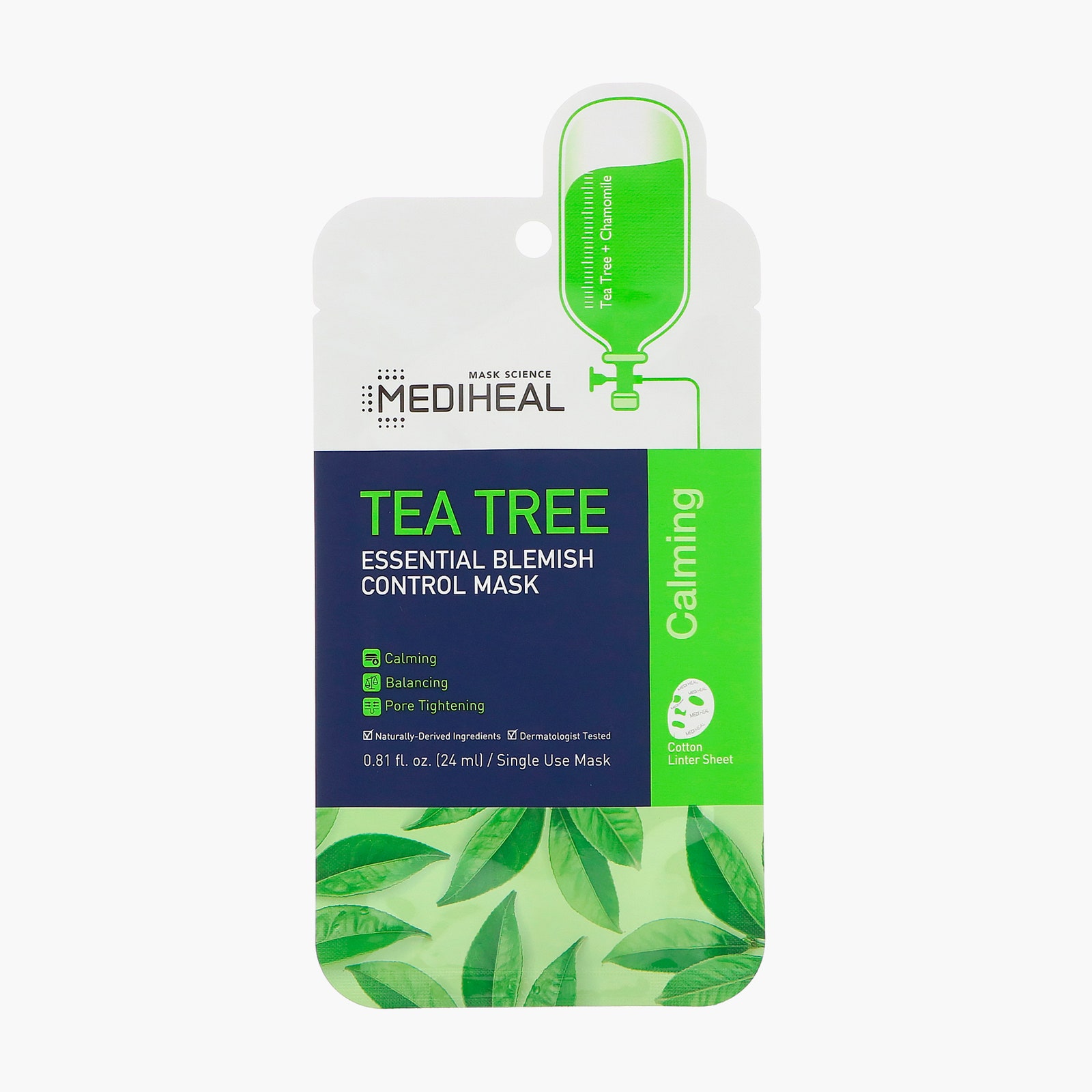 Маска против жирности Tea Tree Mediheal 701 рубль за 5 штук