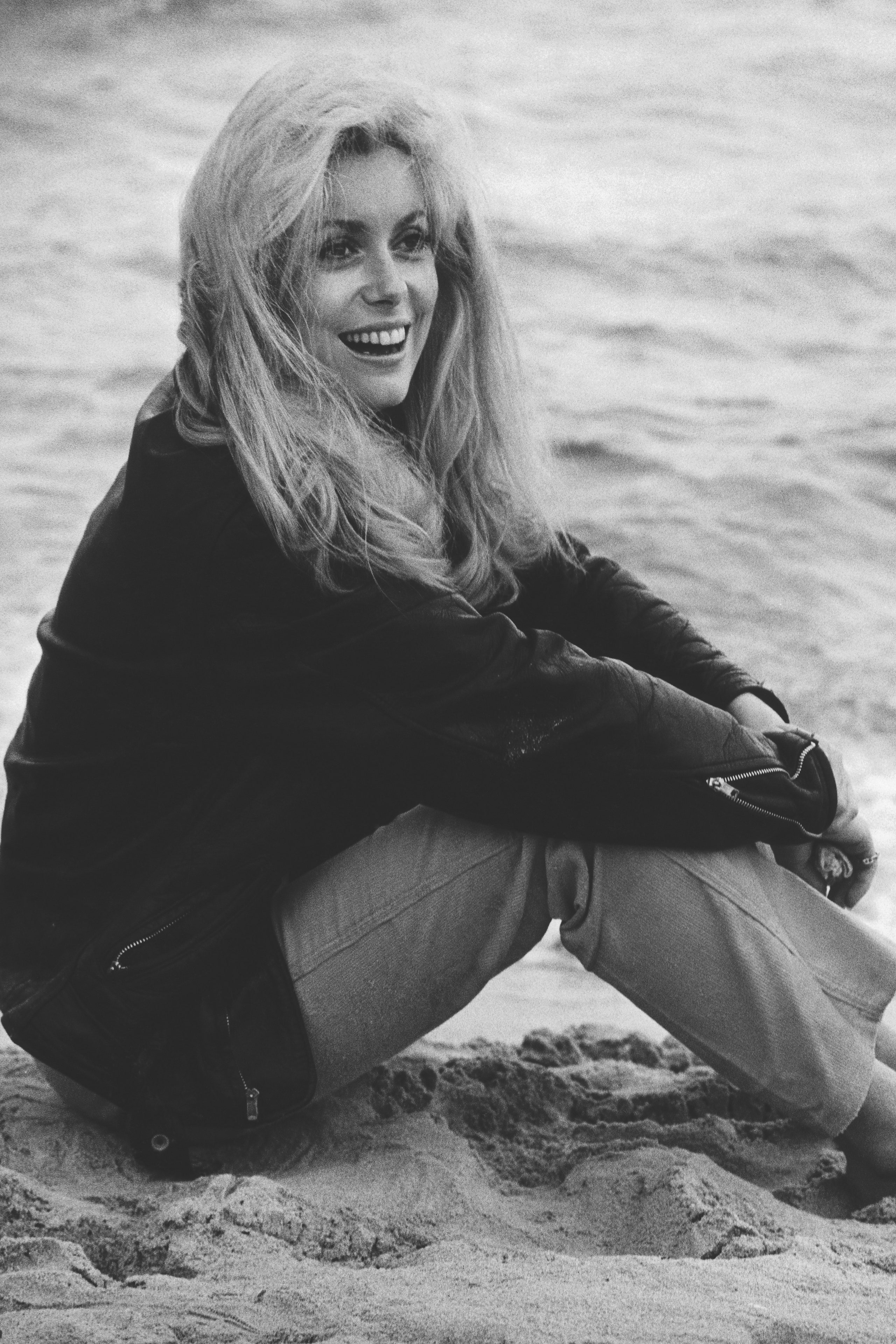 Катрин Денев на съемках фильма «Смятение» 1968