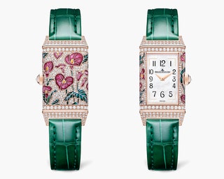 Reverso One Precious Flowers Pink Arums JaegerLeCoultre