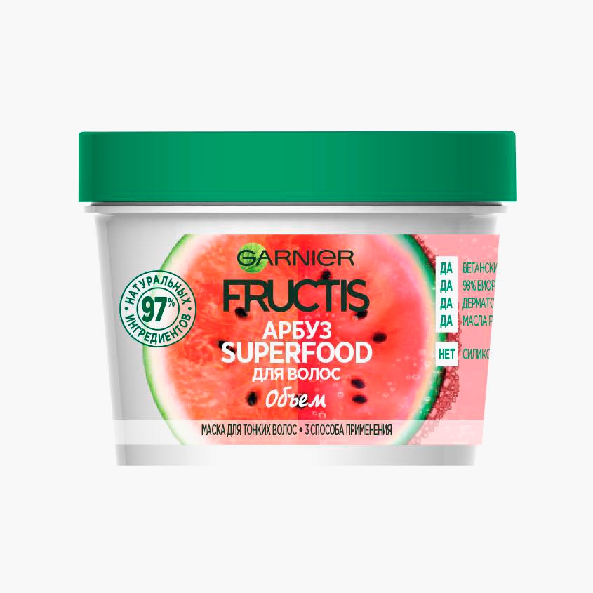 Маска для волос Fructis «Superfood Арбуз» Garnier 429 рублей