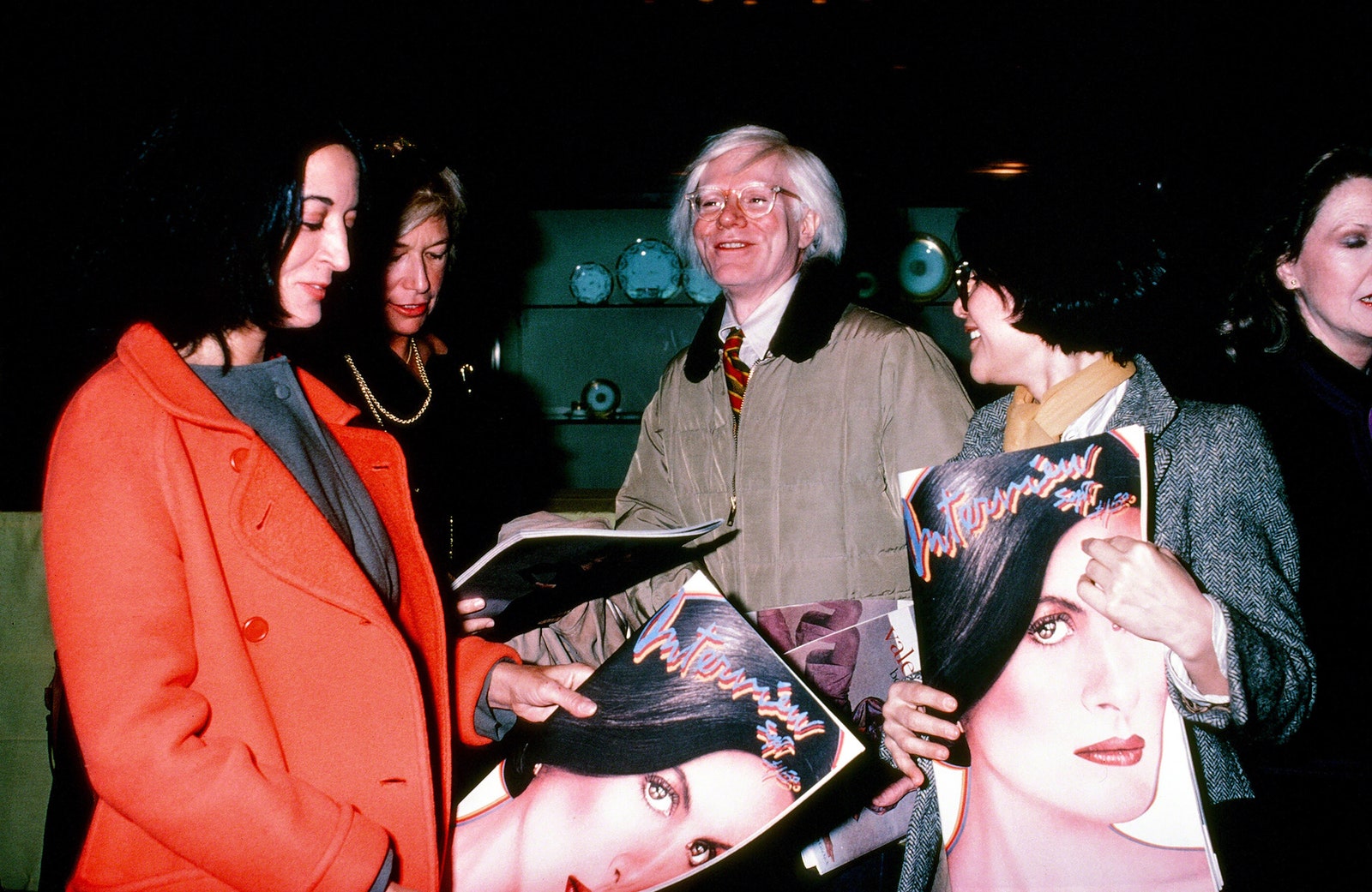 Вечеринка в честь выхода выпуска журнала Interview с Паломой Пикассо на обложке январь 1980