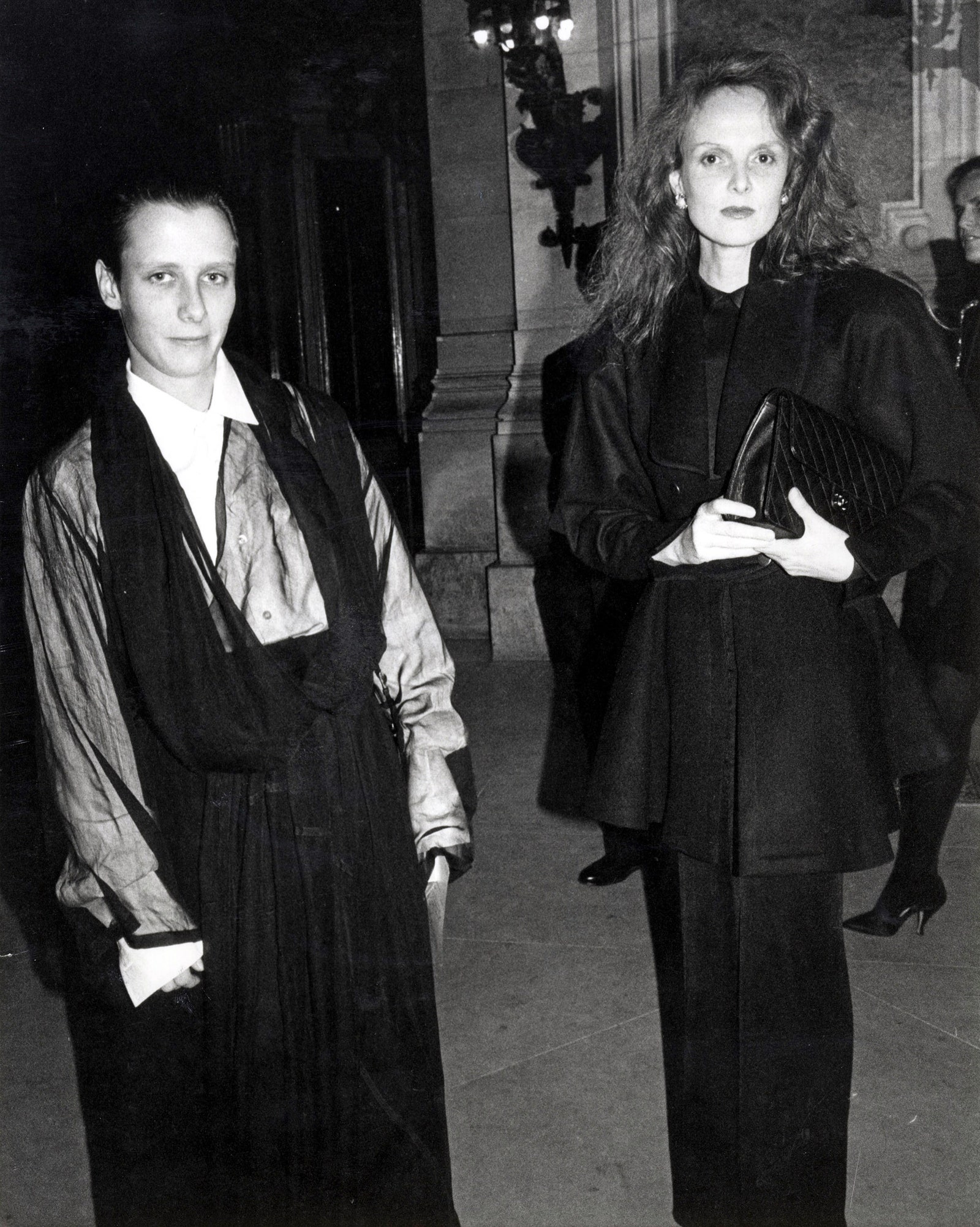 Софи Хикс и Грейс Коддингтон Париж 1985 год