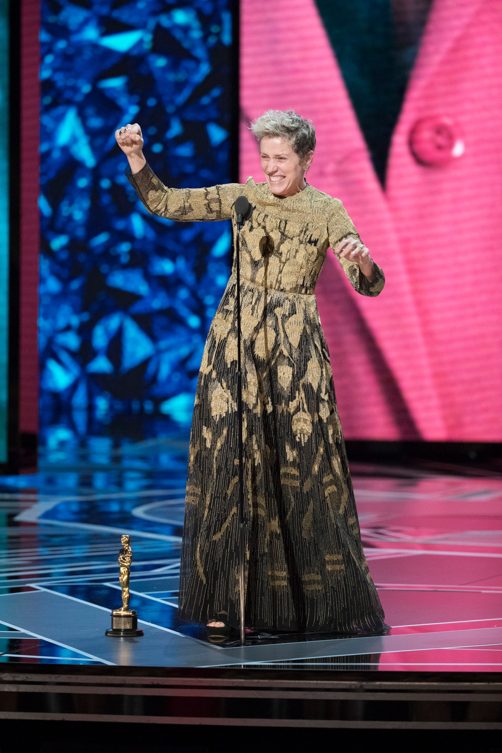 Фрэнсис Макдорманд на церемонии вручения «Оскар» 2018