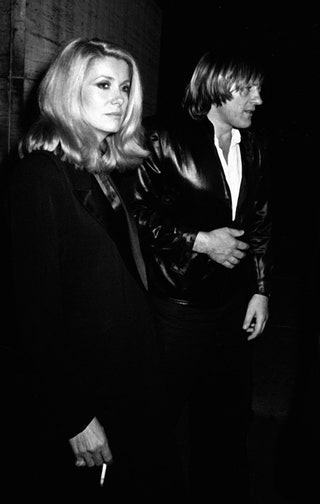 Катрин Денев и Жерар Депардье на премьере «Последнего метро» 12 октября 1980 года в Rock Lounge в НьюЙорке