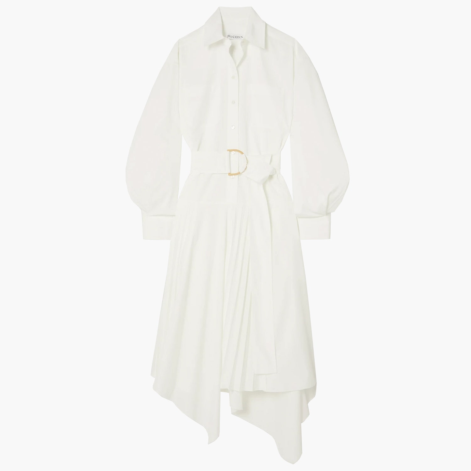 Асимметричное платьерубашка из поплина JW Anderson 51031 рубль netaporter.com