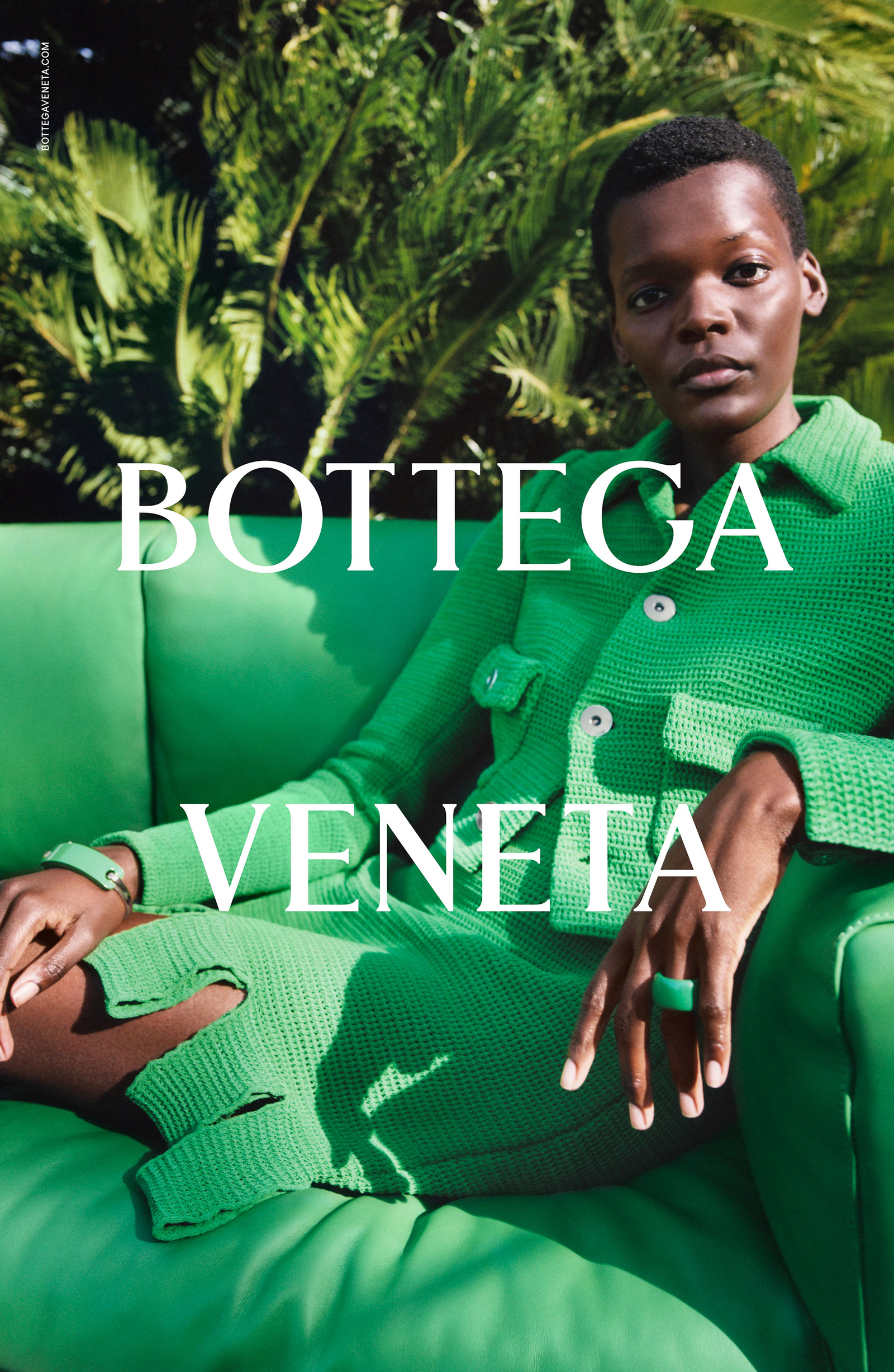 Шейла Атим в рекламной кампании Bottega Veneta весналето 2021