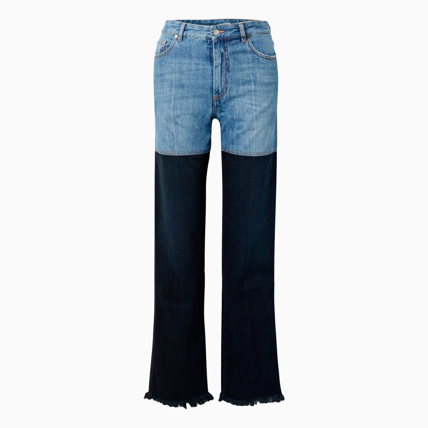 Прямые джинсы с высокой талией Peter Do 434 netaporter.com